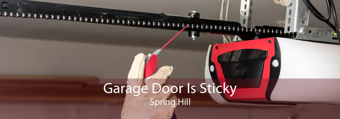 Garage Door Is Sticky Spring Hill